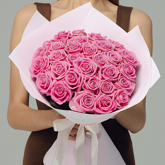 Букет из 29 розовых роз